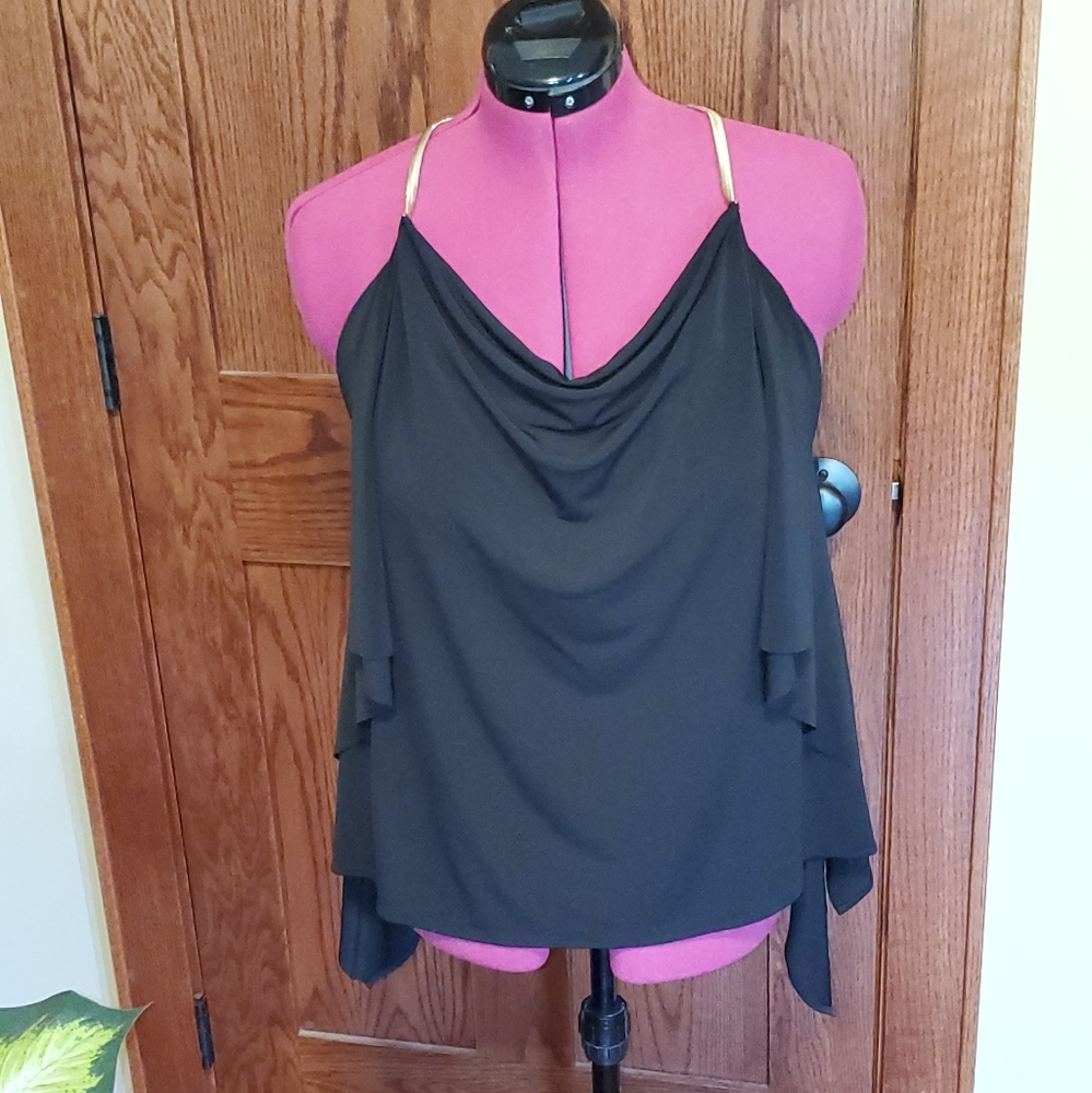 Express black, silky top NWT